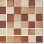 Керамическая мозаика Agrob Buchtal Plural 47x47x6,5 мм, цвет Farbraum warm 5570